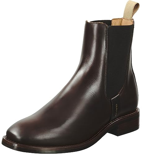 GANT FOOTWEAR Damen FAYY Chelsea-Stiefel, Dark Brown, 37 EU