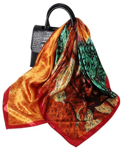 FAIRYGATE Damen Gefhl Schal - Halstuch, Business Tuch, Scarf, Taschentuch, Ansatz, Handgelenk, Kopftcher 80020