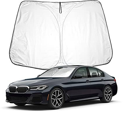 BIXUAN Protección Solar G30 Compatible con BMW Serie 5 G30 G31 G38 2018-2024 F10 F11 F07 2011-2017 Cubierta del Parabrisas Delantero