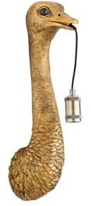 Light & Living Wandlampe Ostrich - Bronze - 18x15.5x57.5cm | Sonstiges - Modern - Kunststoff - Wandlampen für innen - Wand beleuchtung für Schlafzimmer & Wohnzimmer