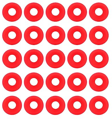 Silicone Grolsch Gaskets, 25Pcs Rubber Gaskets Washer for Swing Flip Bottles, Silicone Seals Beer Bottle Seals for Home Brewing