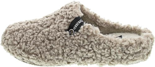 VERBENAS Hausschuhe York Curly Camel - Größe: 38