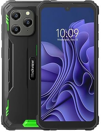 Blackview IP68 Rugged Mobile Phone BV5300 PRO, ArcSoft® 13MP+8MP, 7GB+64GB(1TB Extension), 3 Card Slot, Android 12 DUAL SIM Waterproof Smartphone Unlocked, 6.1'' HD+, 6580mAh Battery, GPS Black