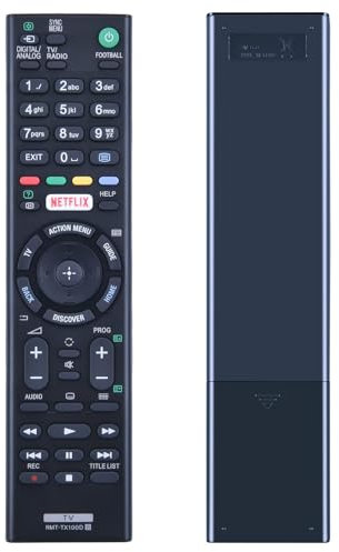 GOUYESHO RMT-TX100D Remote Control Replacement for Sony Bravia Smart TVs RMT-TX101D RMT-TX102D RMT-TX102U RMT-TX200E RMT-TX300E - No Setup Needed Sony TV Remote