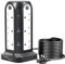 Tower Extension Lead,12 Way Surge Protected Extension Lead with 4 USB(5V 4.8A) Slots,2 USB-C(5V 3A),3250W Power Strip with 4 Individual Switches and 3M/9.8ft Extension Cable for Home,Office,School