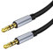 - Cable de audio AUX de 3,5 mm, macho a macho, cable de audio de coche, 1 m, cable de conexión, cable de audio