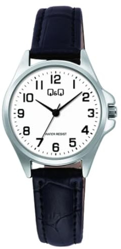 Q&Q WATCHES Damen Analog-Digital Quarz Uhr mit Leder Armband C37A-013PY