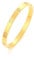 Damen Armreif Ringe Damen aus Edelstahl Gold Armband 100% Wasserfest schmuck (Armreif 5mm Breit)