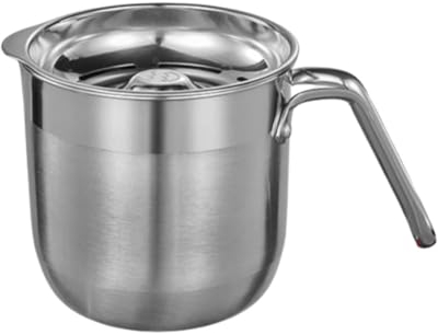 Clyictz 304Stainless Steel Egg White Separator Bucket Egg Yolk Protein Filter Bowl Household Egg Separation Set Home Baking Tool Durable 13x14.5cm