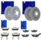 ATE Bremsscheiben + CERAMIC vorne + hinten passend für Golf 4 Bora + Octavia 1U