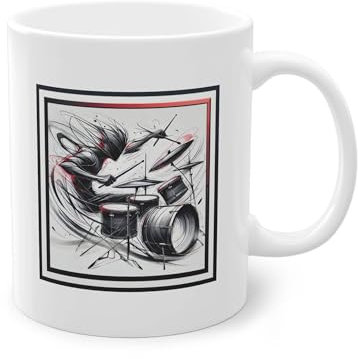 Mug Gift Cheap - Novelty Beater Mug White Glossy 11oz