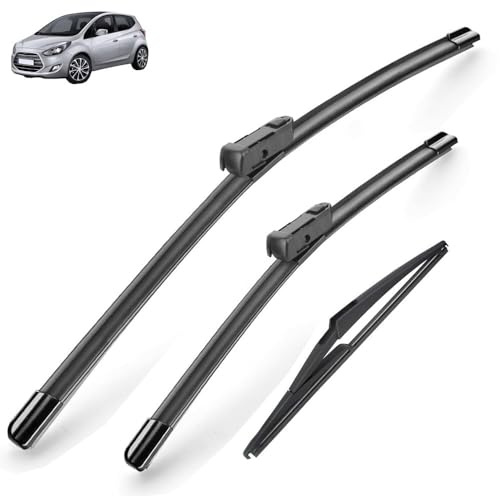 Vorne und Hinten Wischer Set Für Hyundai IX20 2010-2020 2011 2012 2013 beschichtet scheibenwischer klinge 26 + 14 + 12(Right hand drive)