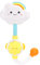 SunaOmni Juguete de Ducha para bebé, rociador de Agua para baño, Juguete de Ducha con Forma de Nube arcoíris, Grifo de con Chorro de Agua para niños pequeños, Juguetes de baño para bebés, Juguetes d