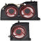 LPUK Replacement CPU & GPU Cooling Fan compatible with MSI WS63 7RK (MS-16K2)