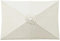 Miecoae Housse de Rechange Rectangle pour Parasol de Patio à 6 Baleines Tissu de Rechange Imperméable pour Parasol d'extérieur de 2 x 3.0 m(U2)