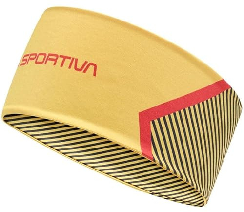 La Sportiva Flow Stirnband (Yellow/Black, L)