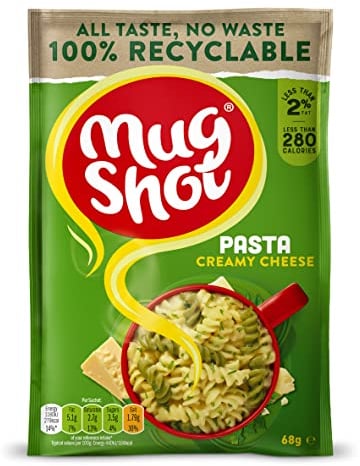 Mug Shot Creamy Cheese Pasta, 68g (Pack of 10)