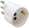 FANTON 82130 adattatore da spina grande bipasso 16A a schuko 16A presa italo/tedesca colore bianco