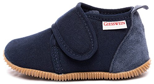 GIESSWEIN Strass - Slim Fit, Hohe Hausschuhe Unisex Kinder, Dk.blau 548, 23 EU