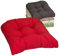 Beo Sitzkissen Stuhl 40x40 Halbrund Made in EU | Bequemes, 10cm Dickes Stuhlkissen Waschbar | Indoor & Outdoor geeignet Dank Ausbleich-Schutz und Reißfestigkeit | Stuhlpolster in Rot