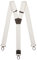 Olata Y Hosenträger mit Karabinerhaken – Frauen- und Herren Hosenträger – 4 cm. Weiß