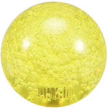 sourcing map Joystick Ball Top Handle Rocker Round Head Arcade Game DIY Parts Replacement Crystal Yellow