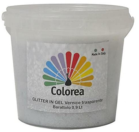 GLITTER PRISMATICI IN VERNICE TRASPARENTE lt.0.90 - color oro
