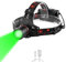 Linterna Frontal Verde para Visión Nocturna, WESLITE Linternas Frontales Verde LED Alta Potencia para Caza con Zoom Linterna de Cabeza Luz Verde para Caza, Pesca, Camping (Luz Blanca y Verde)