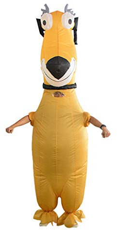 planuuik Aufblasbare Cartoon Hundekostüm Adult Funny Blow Up Outfit Cosplay Kostüm