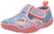 Playshoes Unisex Kinder Aquaschuhe Laufschuh, Blau Pink Krebs, 24/25 EU