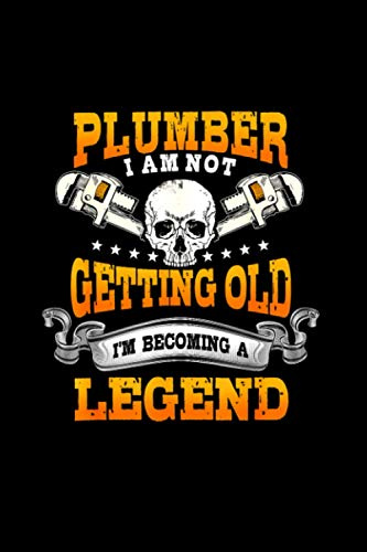 Plumber Gifts Plumbing Piperfitter Becoming A Legend Notebook 114 Pages 6''x9'' Blank lined