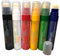 KLAMOTTEN STORE Montana Acrylic Marker Grundfarben Set, 6 Stifte mit Pumpsystem 15mm breiter Filz, wasserfest