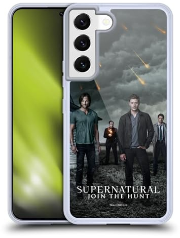 Head Case Designs Offizielle Supernatural Staffel 12 Gruppe Schluessel Kunst Soft Gel Handyhülle Hülle kompatibel mit Samsung Galaxy S22 5G