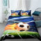 Tomifine Basketball Bettwäsche Sets für Jungen, Bettbezug Set 135x200 cm, Bettbezug-Set für Kinder Junge Teenager Student mit 2 Kissenbezug (135x200cmx1+80x80cmx2,Basketball h)