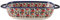 Lasagnera Teglia in Ceramica Teglia Blu Teglia Rettangolare Teglia for Tagliatelle Larghe (Margherita Blu) Teglie da Forno