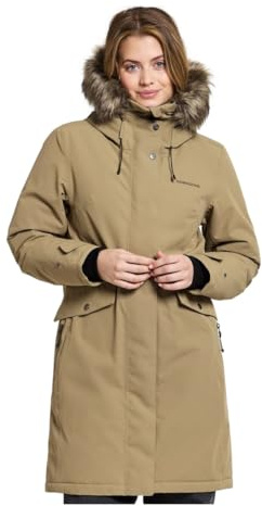 Didriksons Erika Women's Parka 3, Größe:36, Farbe:wood