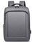 DEEVORCA Moda Uomo Zaino Elegante Bagaglio a Mano 14 Pollici PC Portatile Zaino con USB Porta per Scuola Viaggio Lavoro Ufficio Vacanza Impermeabile Uomo Università Backpack Grigio