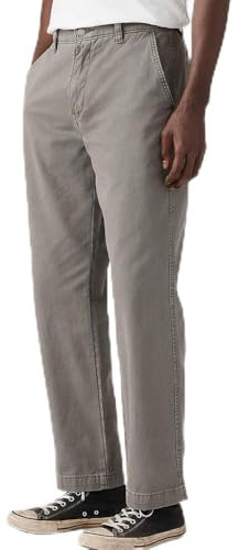 Levi's Men's XX Chino Authentic Straight Trousers, Pewter Soft Gd, 31 W/34 L