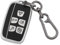 ERMWALR Coque de Protection pour clé de Voiture Land Rover LR4 Range Rover Sport Evoque Jaguar XF XJ XJL F-Pace 5 Boutons avec Porte-clés (PW-Rov-S)
