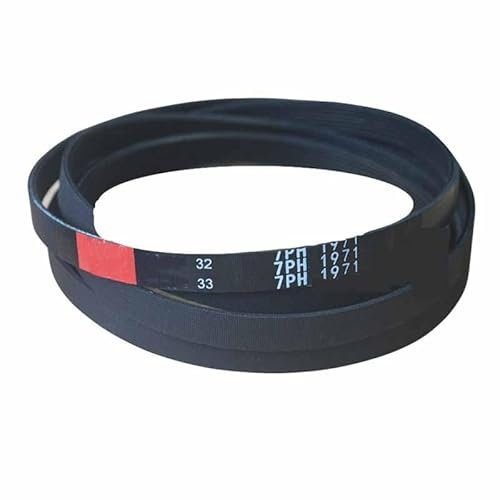 1PC Portable Washing Machine Transmission Belt Replacement Part Numbers 7PH1971 With OD 196cm Width 1.1cm And 7 Ribs