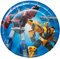 BeenSmile, 8 PLATOS 18 CM TRANSFORMERS, Platos Desechables para Fiesta de Cumpleaños Infantil, Artículos de Decoración para Fiestas Temáticas