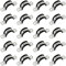 20 PCS Rubber Cushioned U Shaped Pipe Clamps,Stainless Steel Rubber Lined U Clips (M30)