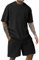 TIMELYE Generic Retourenkauf Angebote Streatwear Trainingsanzüge Für Herren Sommer Kleidung Für Herren Training Sport Anzüge Leicht Trainingsanzug Herren Kurz Sportanzug Herren(Schwarz,M)