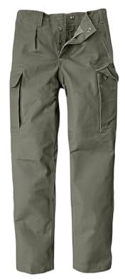 Brandit Men's Moleskin Hose Original Work Utility Pants, Olive, 36 W/34 L