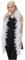 GXGM Federboa Weiß, Federschal Kostüm Länge ca120 cm,Kostüme für Junggesellinnenabschiede,Gatsby, Karneval, Halloween, Fasching, Mottoparty, Kostüm, Theater, 1 Stück