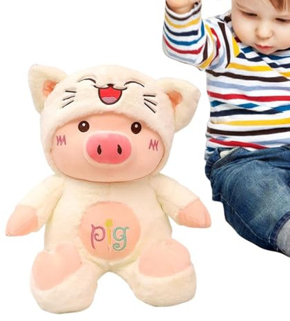 Acunny Plüschtier Schweinefleisch, Plüschtier aus Schweinefleisch – aus niedlichem Tier-Plüschtier | weiches Kuschelkissen, niedliche und lustige Schweine-Plüschtiere für und Erwachsene