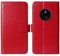 Tnviud Stand Retro Flip Leather Case Protector TPU Silicone Bumper For Nokia 125 4G 2024 / Nokia 110 4G 2024 / HMD 110 4G 2.4 Protection Phone Cover Skin Folio Wallet Magnetic (Red)