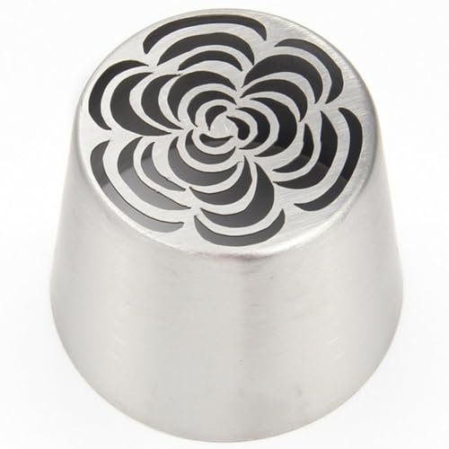 Glixoft Russische Spritztüllen, Blumen-zuckerguss-tüllen, Edelstahl-kuchendekorationstüllen-Set, Rosen-spritztüllen Für Kuchendekorationen