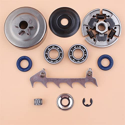 Szwaldaper Kupplungstrommel-Unterlegscheibe, Lager, Öldichtung, Stoßstangen-Spike-Kit, for STIHL, MS180, MS170, 018, 017, MS 180, 170, Benzin-Kettensäge, Ersatzteile Kupplungsersatzsatz