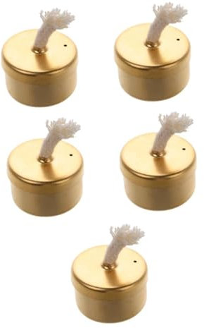 GANAZONO 5pcs Camping Alcohol Heater Mini Alcohol Stove Burner Portable Mini Lamp